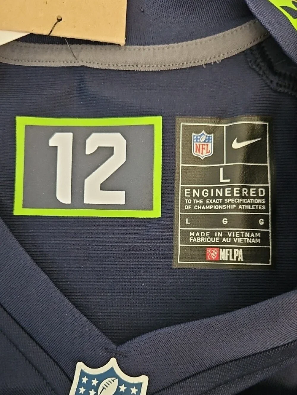 Nike Seattle Seahawks DK Metcalf #14 Game Jersey NWT Men's Large NFL Football